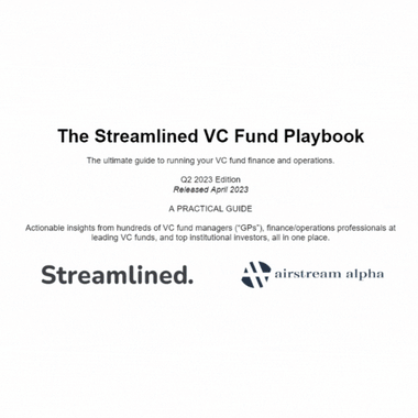 VC Fund Playbook